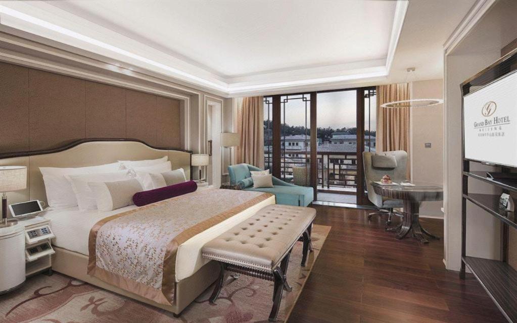 Grand Bay Hotel Beijing Xiaotangzhuang Dış mekan fotoğraf